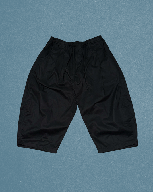 KATRINA Round Pants - Black Twill