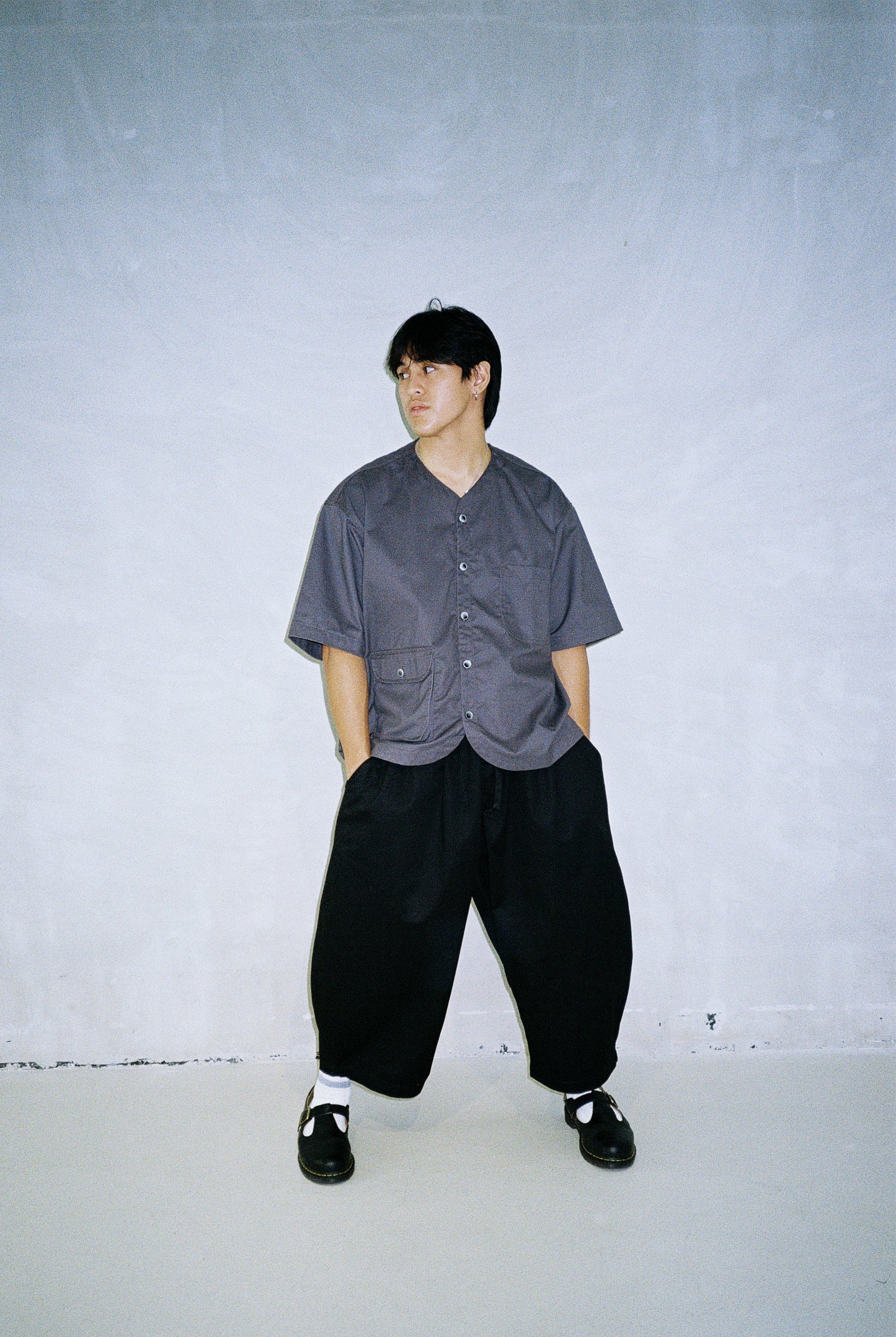 DOMINIC Shirt 2.0 - Gray Twill